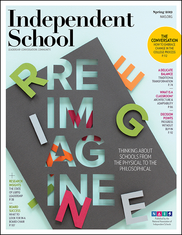 Magazine cover of Spring 2019 issue